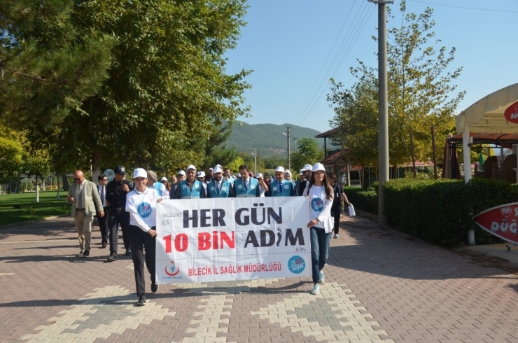 Bilecik’te "Her Gün 10 Bin Adım" Sloganlı Yürüyüş