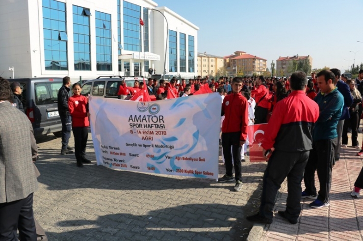 Ağrı’da Amatör Spor Haftası Başladı
