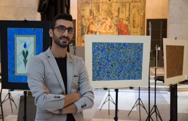 Düzce Üniversitesi Latin Amerikalılara Ebru Sanatını Tanıttı