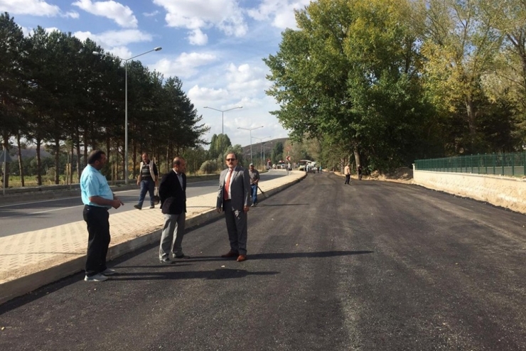 Vali Pehlivan Eğitim Kampüsü Yol Çalışmalarını İnceledi