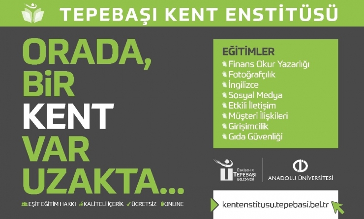 Tepebaşı Kent Enstitüsü’ne Kayıtlar Devam Ediyor