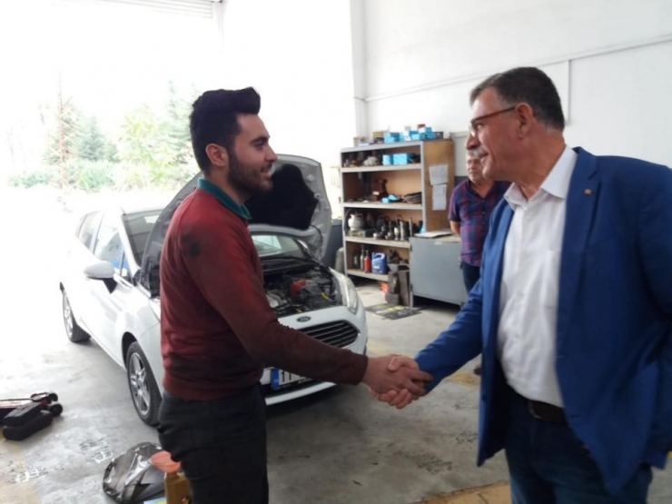 Başkan Duymuş, Sanayi Esnafı İle Bir Araya Geldi