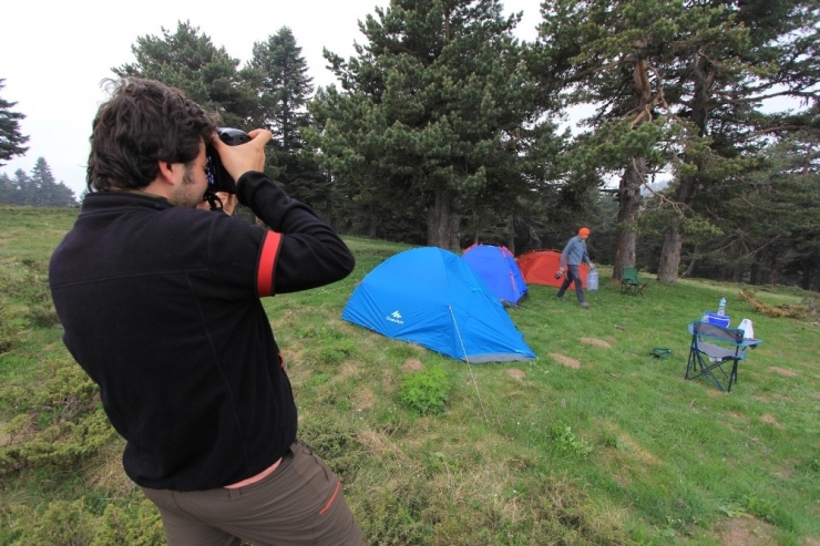 Domaniç Dağlarına Kamp Kurdular