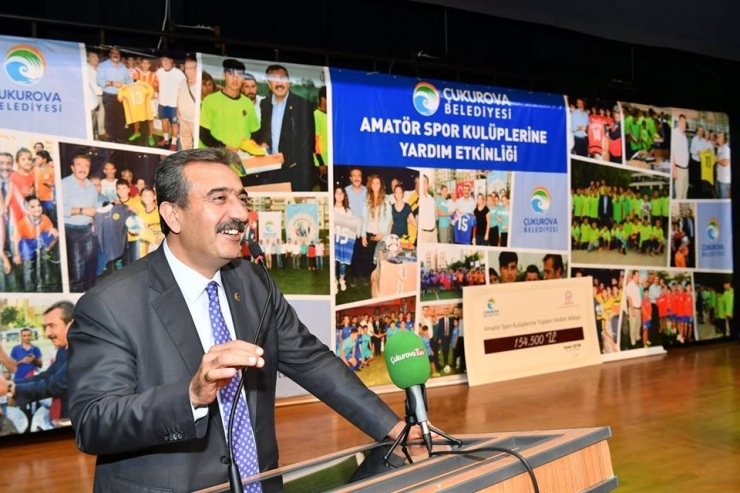 Çukurova Belediyesi’nden Amatör Spor Kulüplerine Yardım