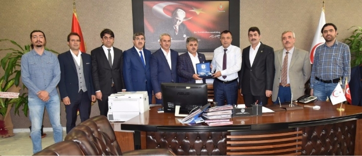 Sağlık-sen Van Şubesi’nden Sağlık Müdürü Sünnetçioğlu’na Hayırlı Olsun Ziyareti