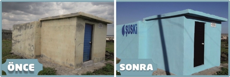 Şanlıurfa’da Su Depolarının Bakımı Yapıldı