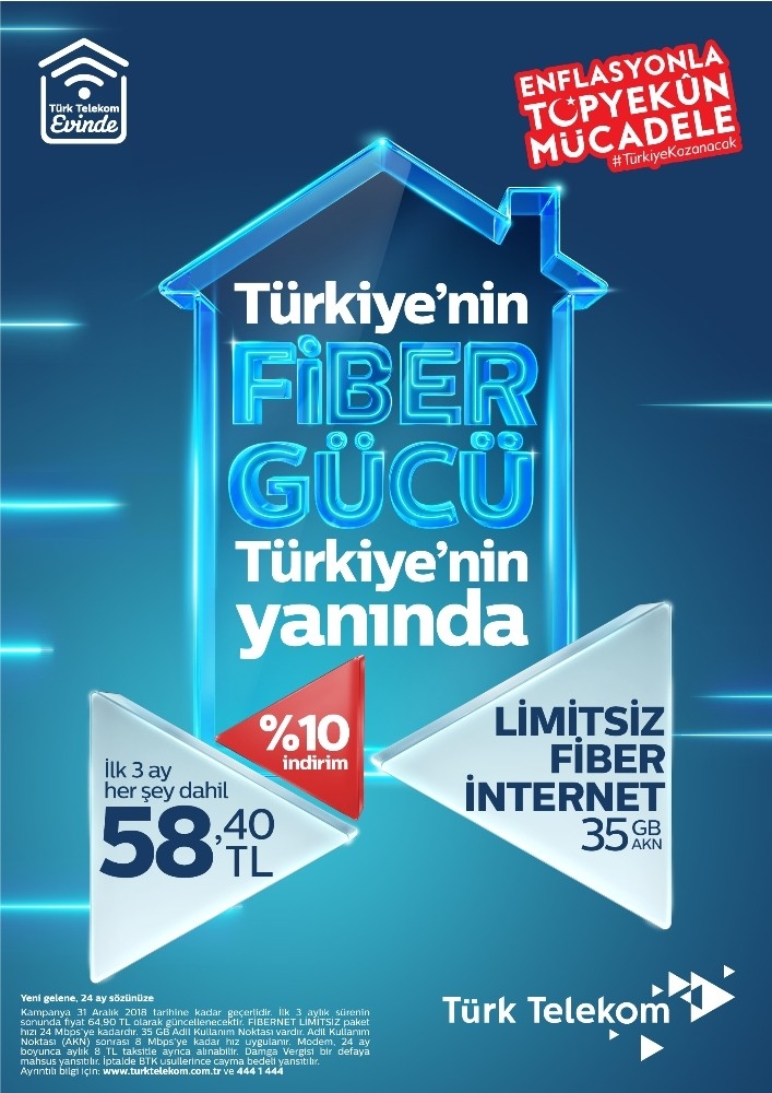 Türk Telekom’un, Enflasyonla Mücadeleye Desteği Artıyor