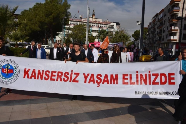 Kansere Dikkat Çekmek İçin Yürüdüler