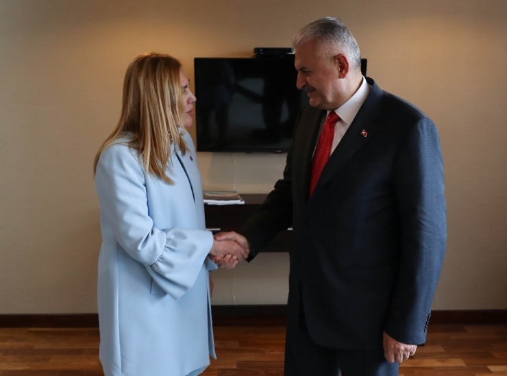 Tbmm Başkanı Yıldırım Türkiye-arjantin Dostluk Grubu Temsilcileriyle Görüştü