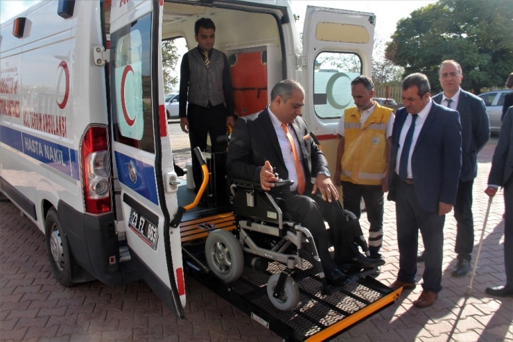 Elazığ’da Engelliler İçin Özel Ambulans