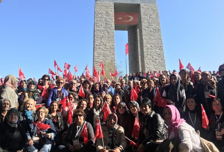 Bin Eskişehirli Kadın Şehitler Diyarı Çanakkale’de