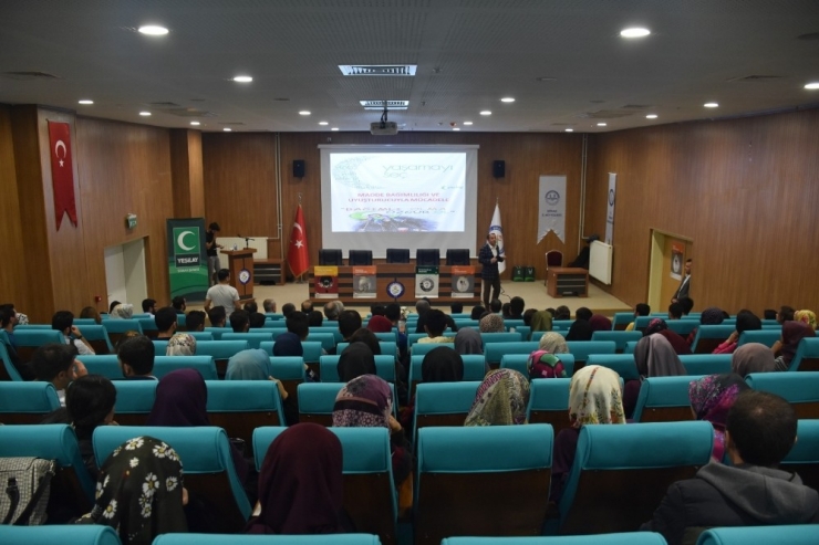 Şırnak Üniversitesi’nde “Bağımlılıkla Mücadele Programı” Düzenlendi