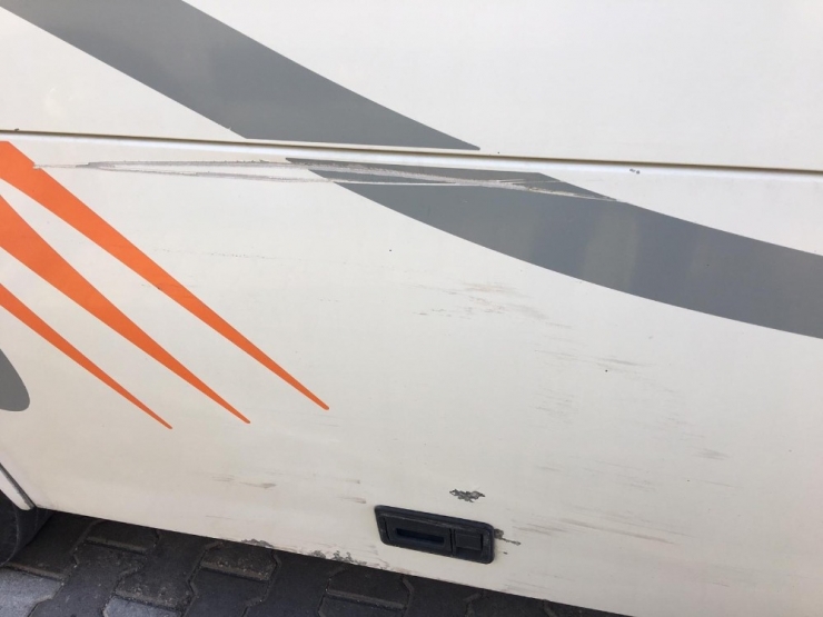 Bilecikspor Taraftar Minibüslerine Çirkin Saldırı