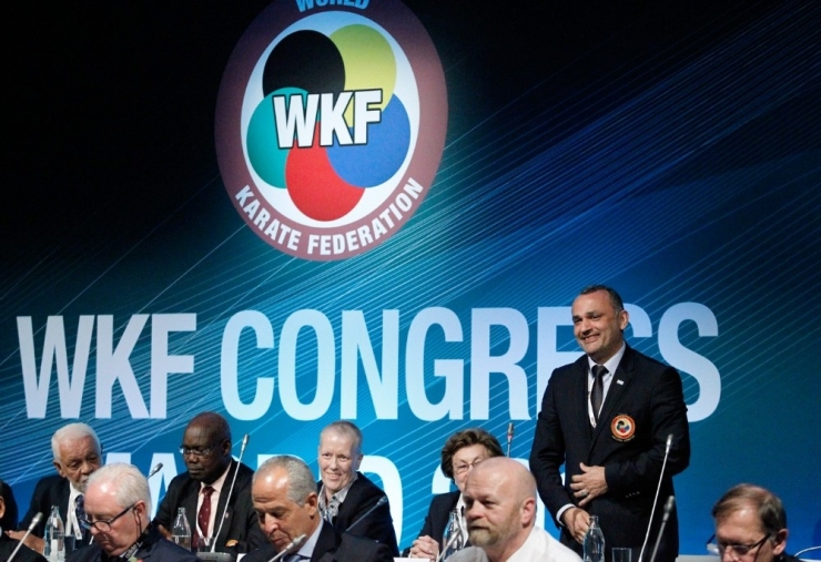 Esat Delihasan, Üst Üste Üçüncü Dönem Dünya Karate Federasyonu Yönetiminde