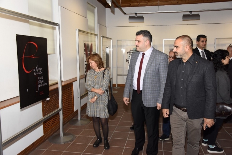 “10. Uluslararası Anadolu Kaligrafi Ve Tipografi Etkinliği Çalıştayı” Yunus Emre Sergisi Açıldı