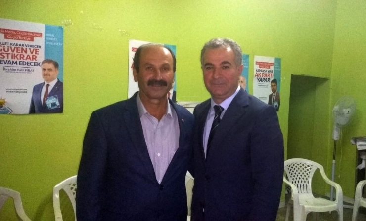 Tut İlçesinde Aday Adayları Ercan Öncebe Lehine Çekildi