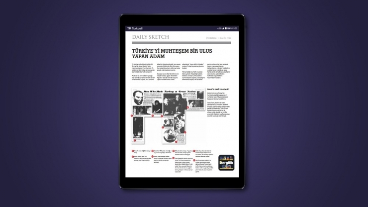 Dünya Basını Manşetleriyle Atatürk Kitabı Dergilik’te