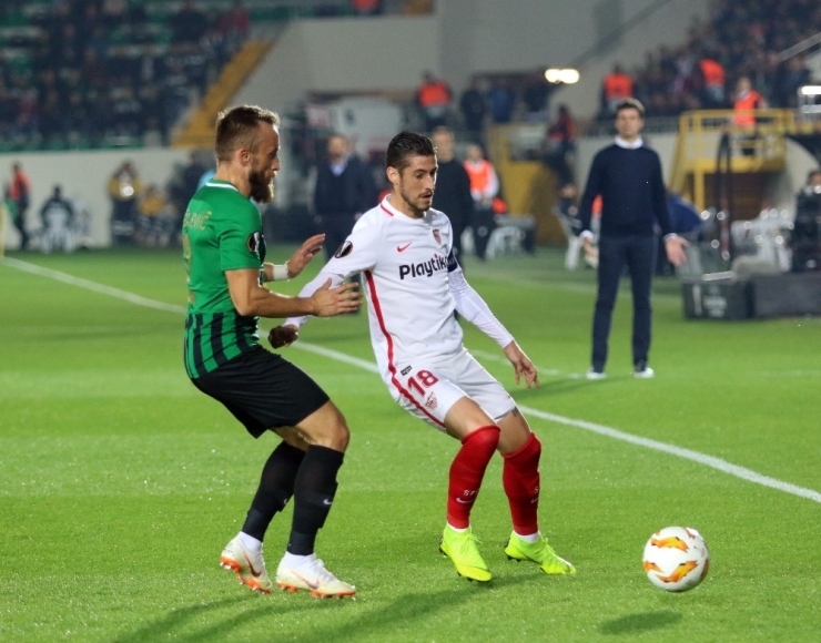 Uefa Avrupa Ligi: Akhisarspor: 0 - Sevilla: 2 (İlk Yarı)
