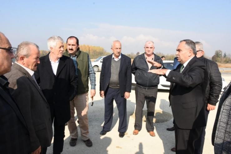 Başkan Bağlantı Yolunu Yerinde Anlattı