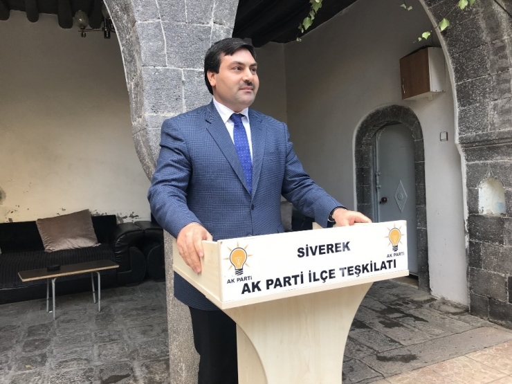 Ak Parti Siverek İlçe Başkanı İstifa Etti