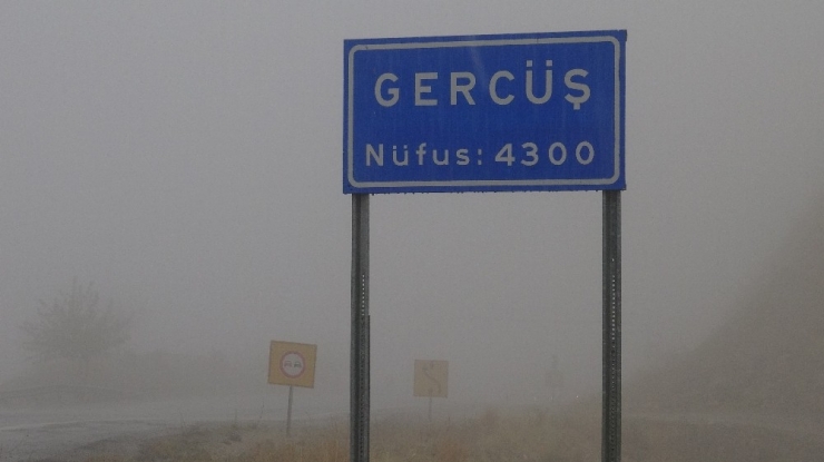 Gercüş’ü Sis Kapladı