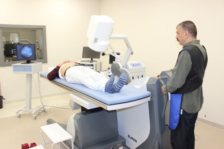 Şehir Hastanesinde, Taş Kırma Ünitesi Hizmete Girdi