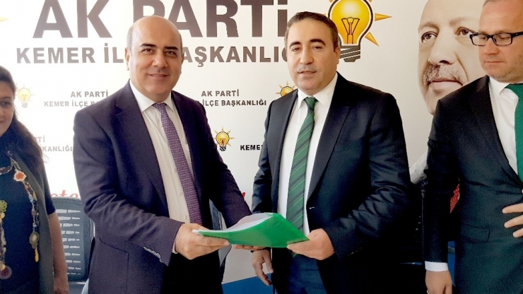 Özgür Kurga, Kemer’de Ak Parti’den Aday Adayı Oldu