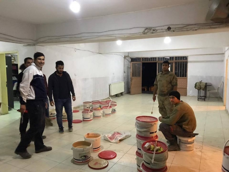 Beytüşşebap’ta Okul Onarım Seferberliği