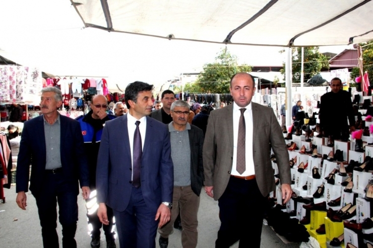 Sarıgöl’ün Yeni Tuhafiye Pazarı Hizmete Girdi