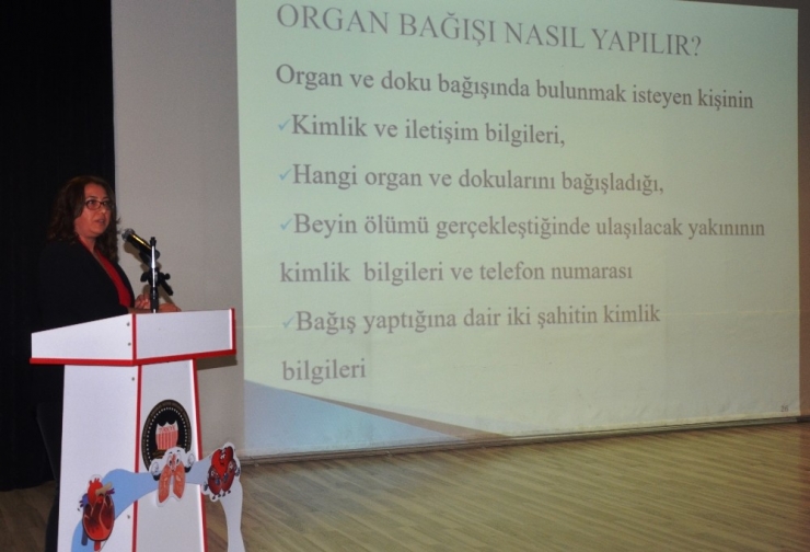 Öğrencilere Organ Bağışı Ve Farkındalık Eğitimi Verildi