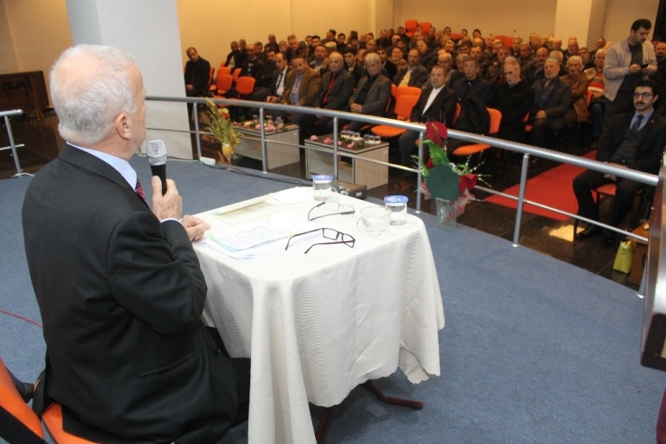 Prof Dr. Nevzat Aşık Manyas’ta Konferans Verdi