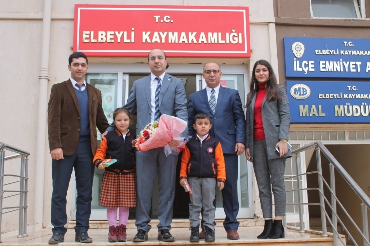 Öğretmenlerden Kaymakam Duman’a Ziyaret