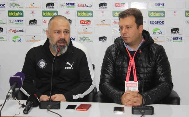 Hatayspor - Altayspor Maçının Ardından
