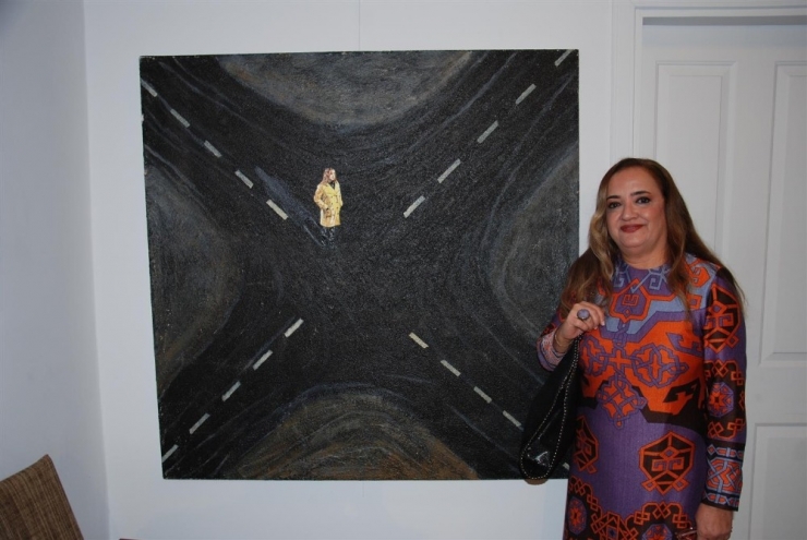 Ressam Kaleağası "Yollar" Sergisini Açtı