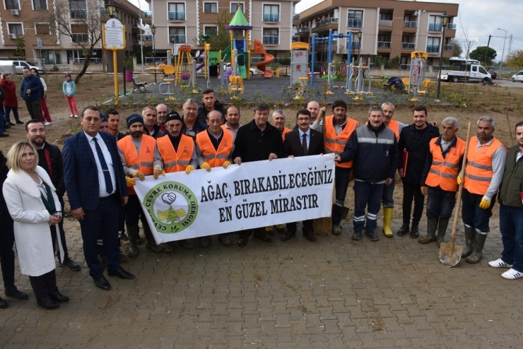 Şehzadeler’de Bin Fidan Toprakla Buluştu