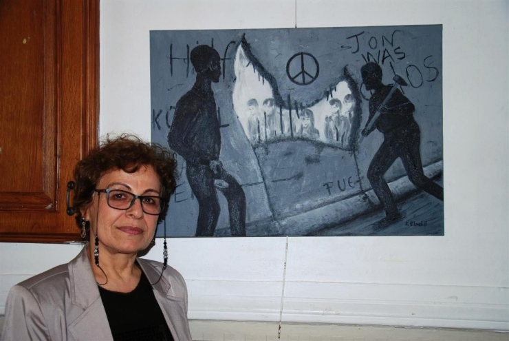 Ekmekçi, Berlin Duvarı’nın Yıkımını Fırçasıyla Anlattı