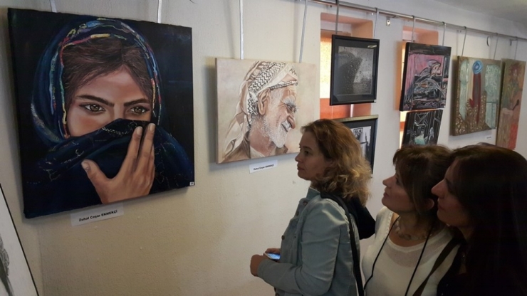 Ödemişli Amatör Ressamlardan Karma Sergi