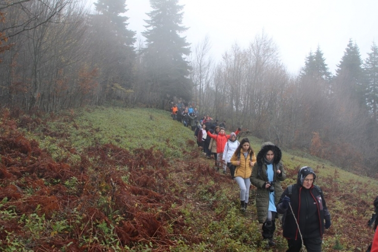 Doğaseverler Pazarçayırı’nda Yürüdü