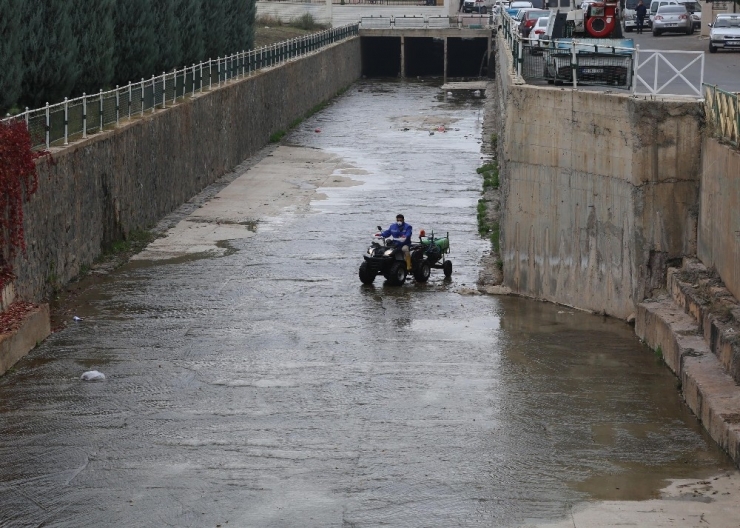Haliliye Belediyesinden Larva Mücadelesi