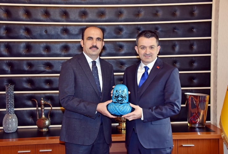 Bakan Pakdemirli’den Başkan Altay’a Ziyaret