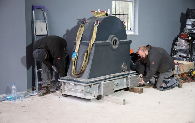 Keremali Hes’te Türbin Montajı Başladı