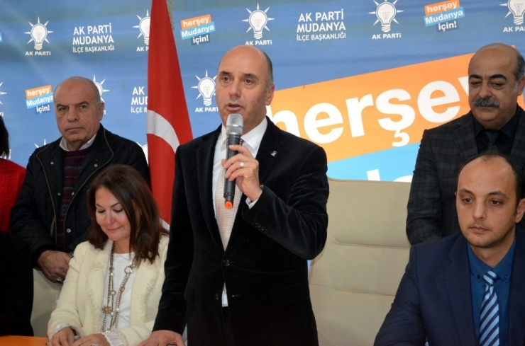 Mudanya Ak Parti İlçe Başkanı İstifa Etti