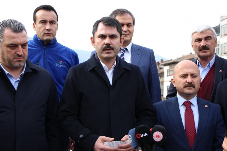 Bakan Kurum’dan Yeşilırmak’ta İnceleme