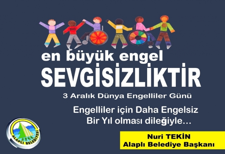 Tekin, 3 Aralık Dünya Engelliler Günü Dolayısıyla Bir Mesaj Yayımladı