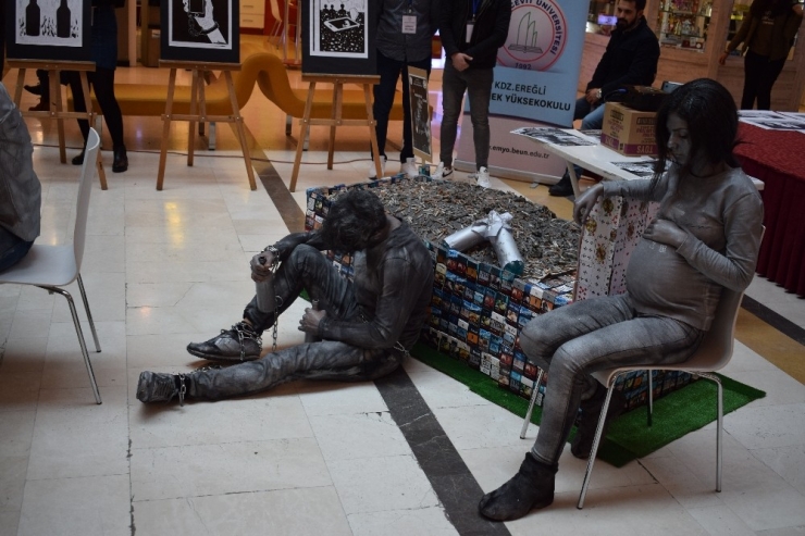 Üniversite Öğrencileri Bağımlılık İçin Farkındalık Oluşturdu