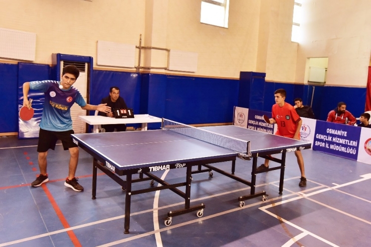 Osmaniye’de Masa Tenisi Turnuvası Sona Erdi