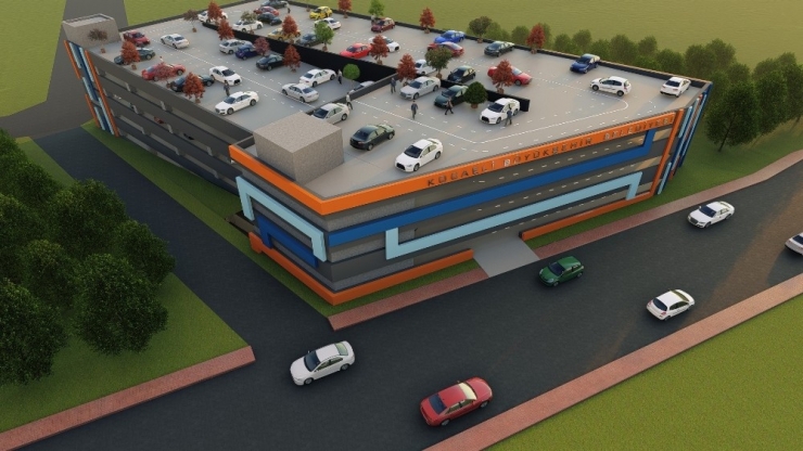 Gebze’de Yapılacak 7 Katlı Otoparkın Yer Teslimi Yapıldı