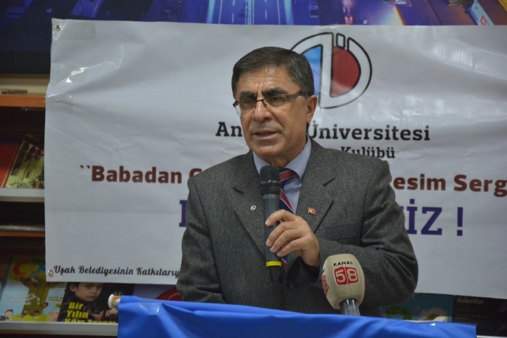 Babadan Çocuklara Karma Resim Sergisi Açıldı