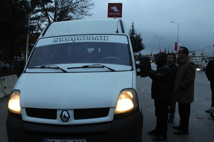 Sungurlu’da Servis Araçları Denetlendi