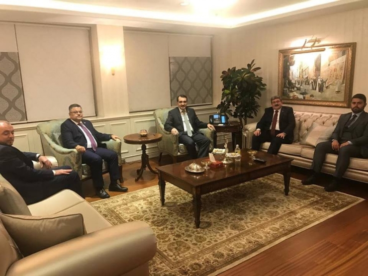 Ak Parti Heyetinden Bakan Dönmez’e Ziyaret